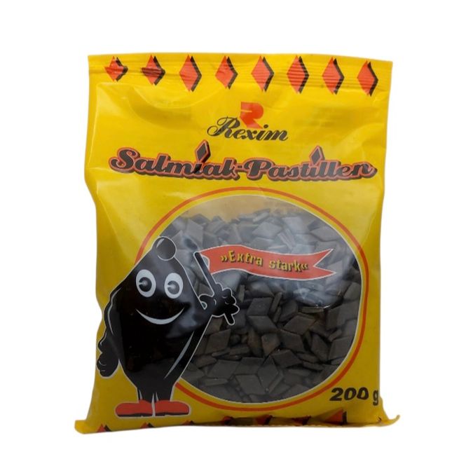 Huvudbild Rexim Salmiak-Pastillen 200gr