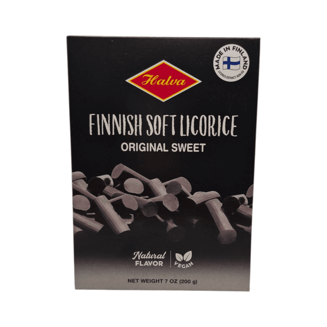Huvudbild Finnish Soft Licorice Sweet 200gr Halva