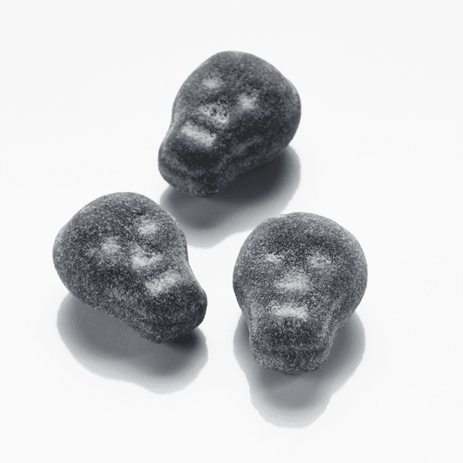 Huvudbild Pepprade Dödskallar 200gr Grahns