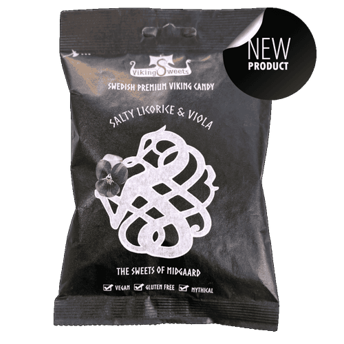 Salty Licorice & Viola 120gr Viking Sweets